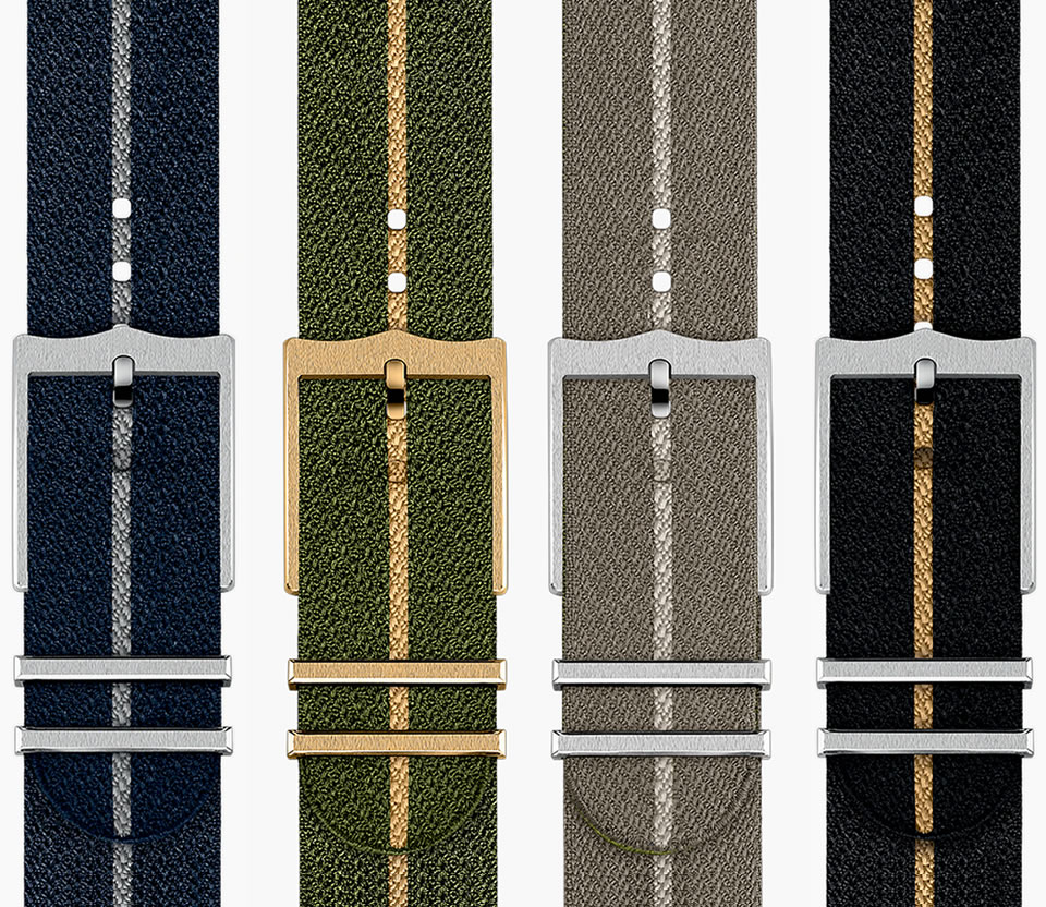 TUDOR'S SIGNATURE FABRIC STRAPS